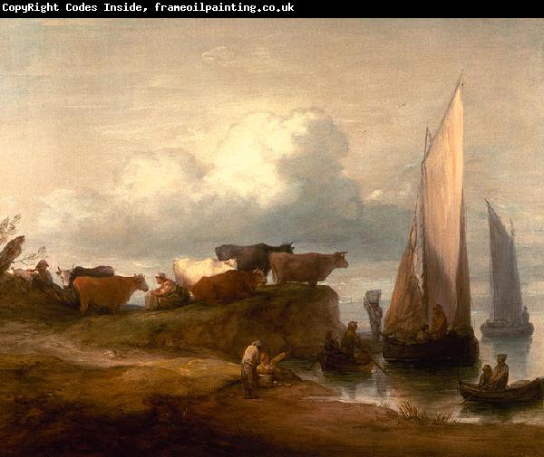 Thomas Gainsborough A Coastal Landscape